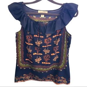 NWOT Anthro Portrait of a girl sleeveless blouse